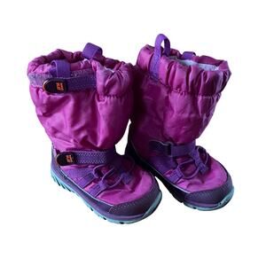 Stride Rite Made 2 Play Girls Sneaker Boots - Pink/Purple Size 5.5M Toddler